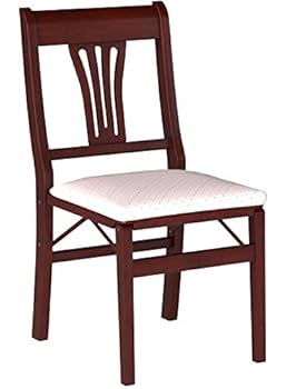 Amazon.com: Stakmore Urn Back Wooden Folding Chairs with